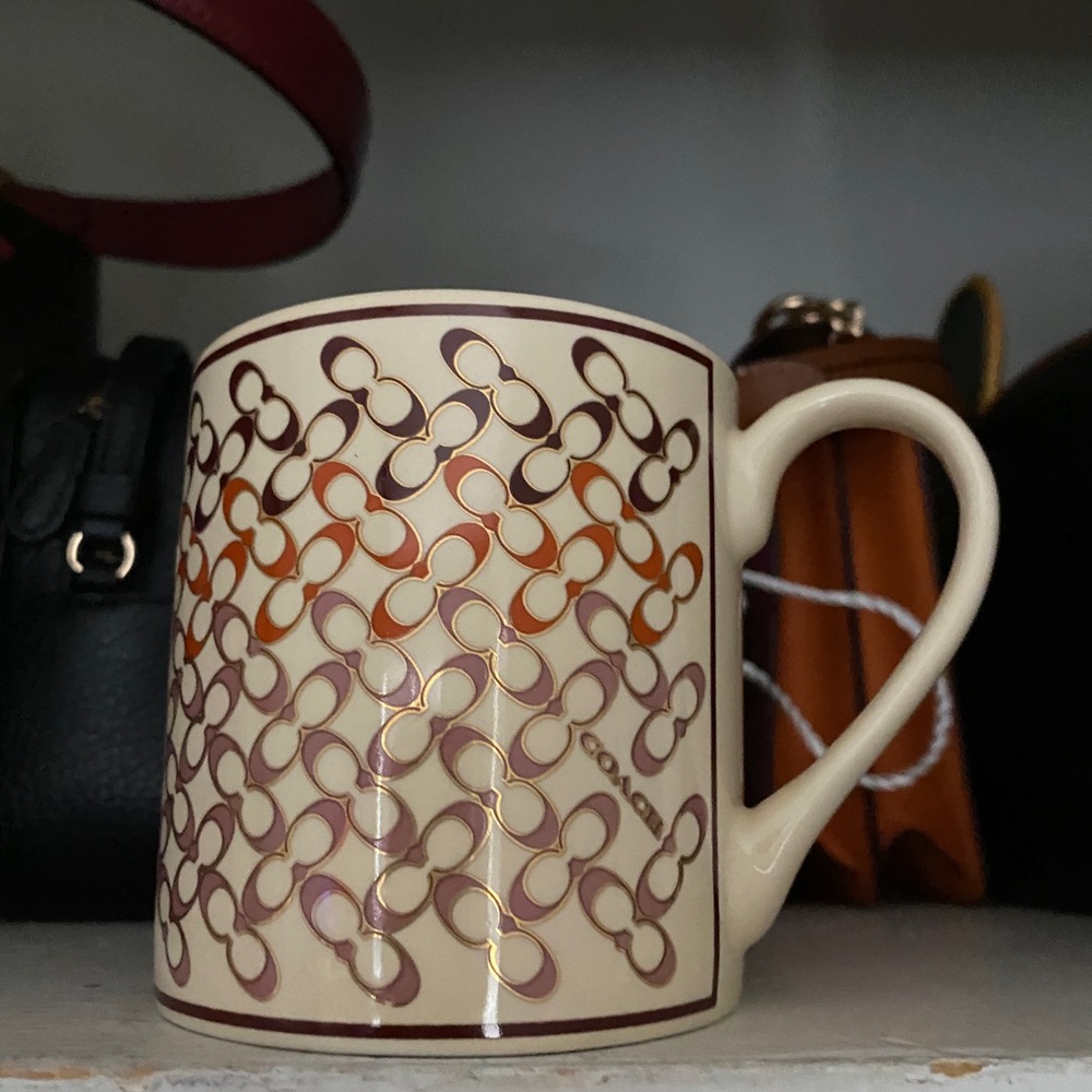 NWT and box Coach Tea/Coffee Cup.